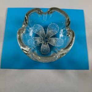 Joe Zimmerman Signed Art Glass Bowl Ashtray