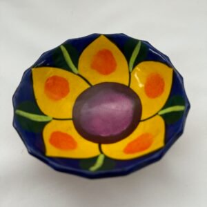 Talavera pottery hand painted bowl unique