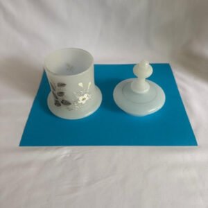 Vintage Bristol Glass Jar