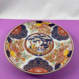Vintage Japan lmari multicolor small plate perfect for decoration