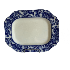 Vintage Blue and White porcelain Serving Dish or Decoration Platter