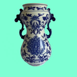 Vintage Dolce Vita Blue Scroll Collection