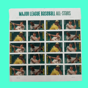 Baseball All-Stars 2012 Forever Stamps – 1 sheet available, $24.00